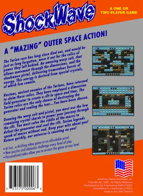 Shockwave (USA) (Unl) box cover back